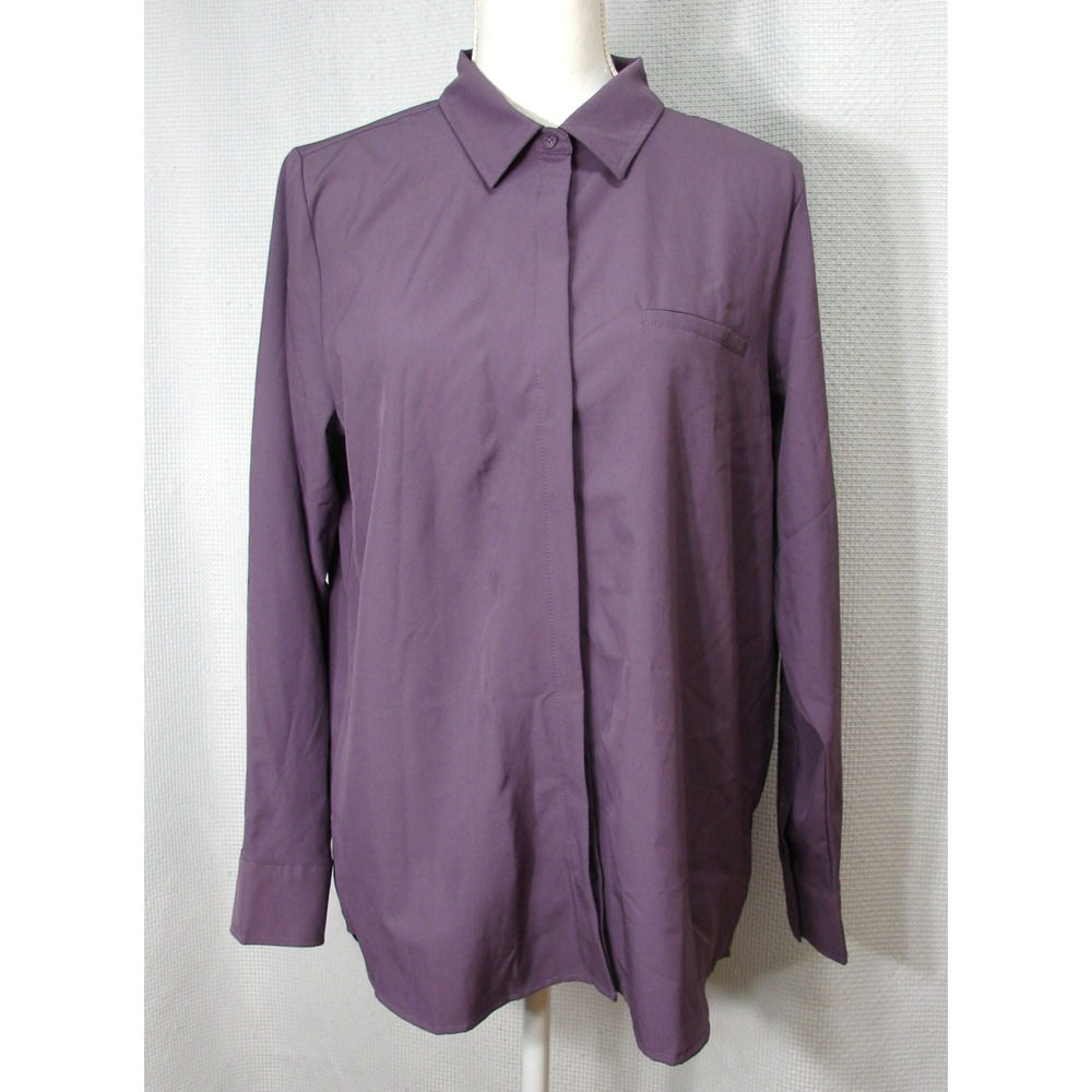 New Modern Ambition Technical Travel Shirt Wicking Hiking Purple Womens M